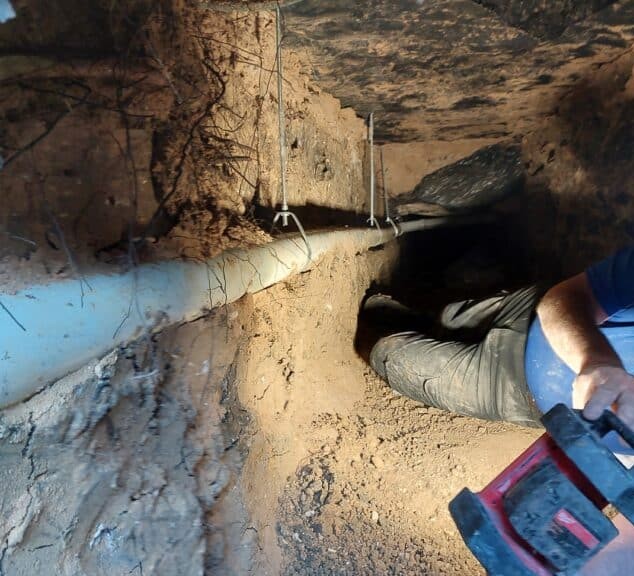 Illustrative Slab Leak Detection equipment and work
